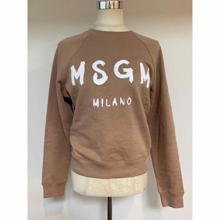 エムエスジイエム(MSGM)の新品MSGMブラウントレーナー　oo208(トレーナー/スウェット)