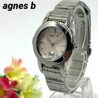 アニエスベー(agnes b.)の786 agnes b 腕時計レディース アニエスべー デイト 日付 ピンク(腕時計)