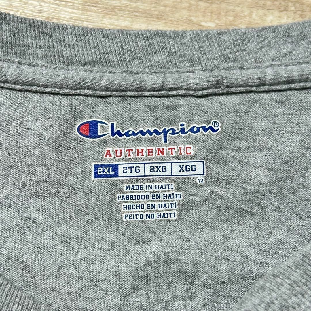 Champion(チャンピオン)のchampion Tシャツ LIGHTNING 企業 スポンサー 2XL グレー メンズのトップス(Tシャツ/カットソー(半袖/袖なし))の商品写真