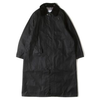 バーブァー(Barbour)の美品 BARBOUR バブアー コート サイズ:38 20AW ワックスコットン バーレー コート BURGHLEY WAX OS ブラック 黒 アウター ジャケット ブルゾン 上着【メンズ】【中古】(その他)