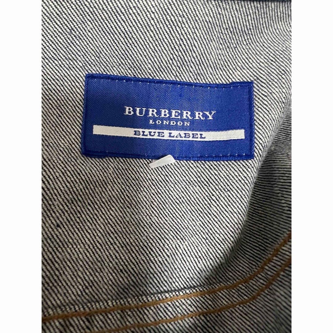 BURBERRY BLUE LABEL(バーバリーブルーレーベル)のバーバリーブルーレーベルデニムジャケット レディースのジャケット/アウター(Gジャン/デニムジャケット)の商品写真