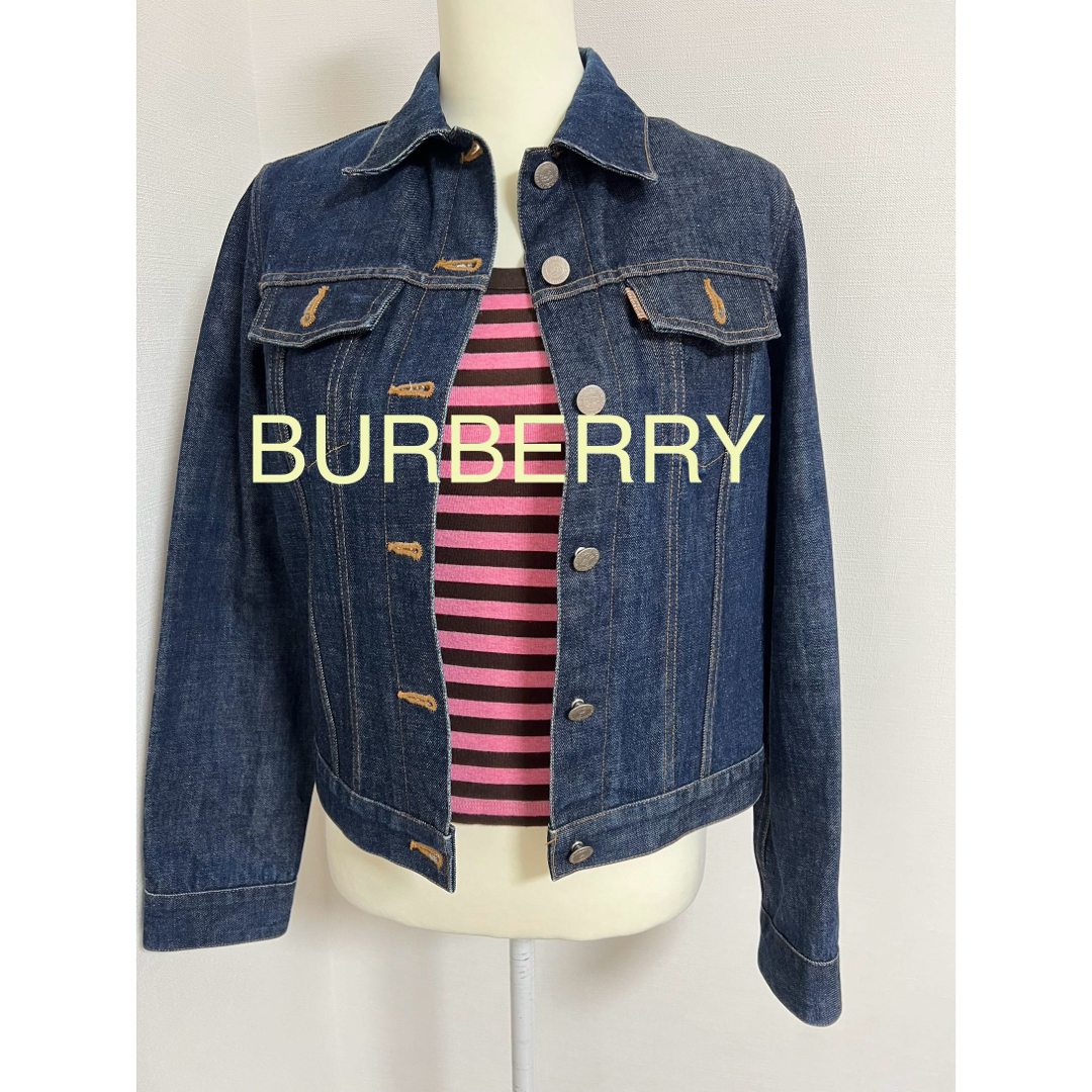 BURBERRY BLUE LABEL(バーバリーブルーレーベル)のバーバリーブルーレーベルデニムジャケット レディースのジャケット/アウター(Gジャン/デニムジャケット)の商品写真