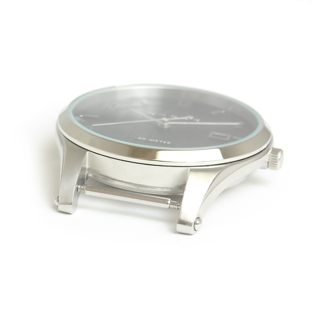 CROSS(クロス)のクロス ルシーダ LUCIDA 選べるベルト付き 付け替え カスタム クォーツ 腕時計（ベルト代込）シルバー ブラック 黒 CR8036-01 CROSS（未使用　展示品） メンズの時計(腕時計(アナログ))の商品写真