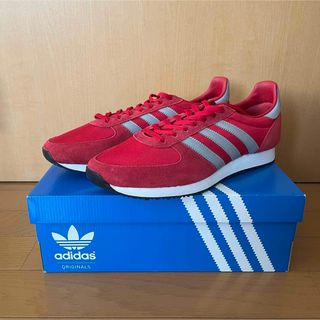 アディダス(adidas)のアディダス　スニーカー　赤、ワインレッド　27.5cm(スニーカー)