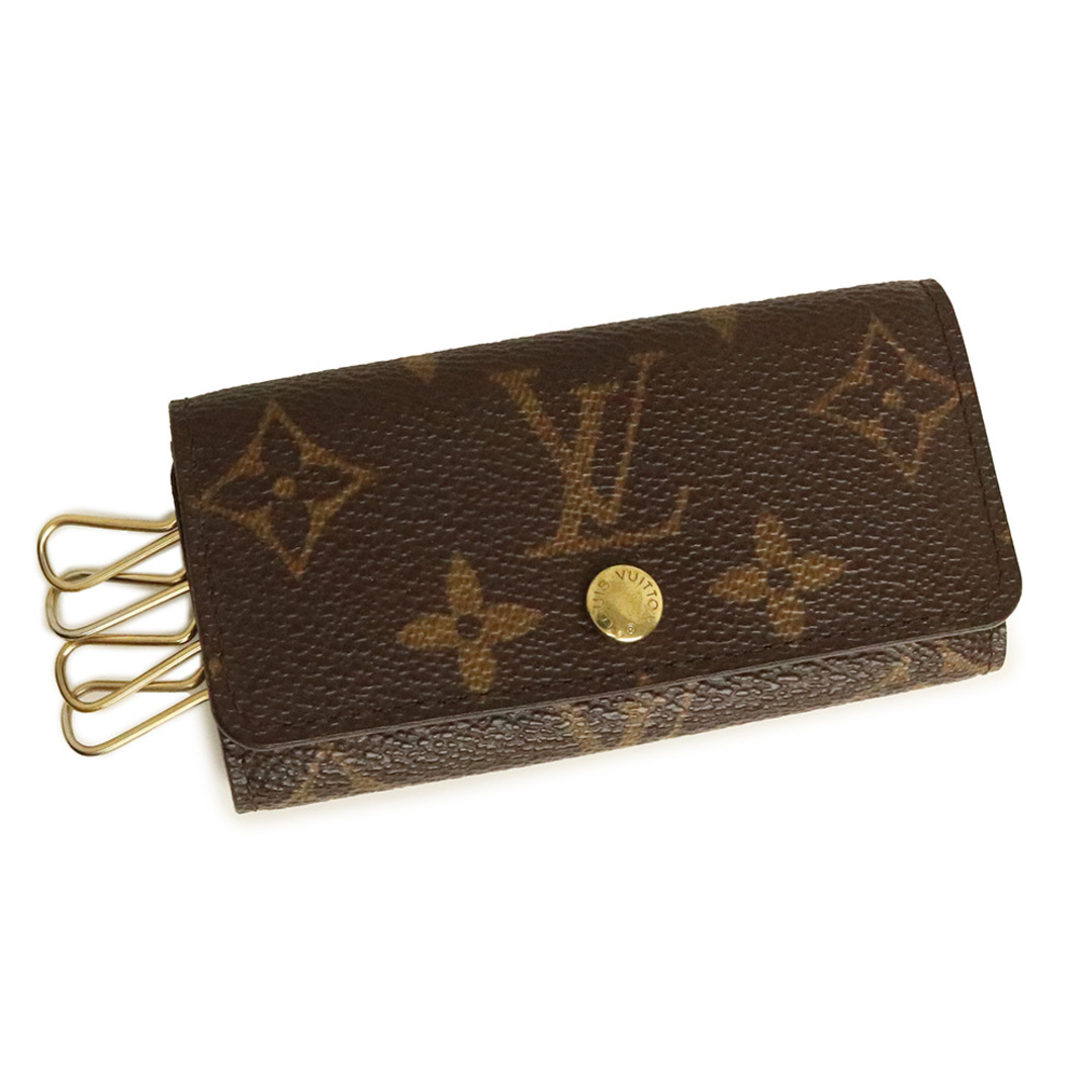 LOUIS VUITTON(ルイヴィトン)のルイ ヴィトン ミュルティクレ 4 キーケース モノグラム ブラウン 茶 ゴールド金具 M69517 箱付 LOUIS VUITTON（中古） メンズのファッション小物(キーケース)の商品写真