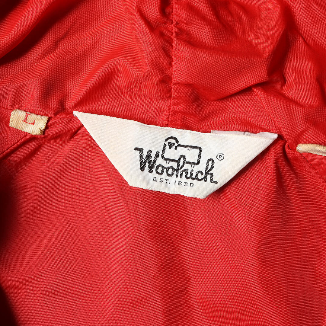 WOOLRICH(ウールリッチ)のWoolRich ウールリッチ ジャケット サイズ:L 70s 白タグ T/C マウンテンパーカー ネイビー 紺 70年代 ヴィンテージ 古着 アウター ブルゾン コート 上着【メンズ】【中古】 メンズのジャケット/アウター(マウンテンパーカー)の商品写真