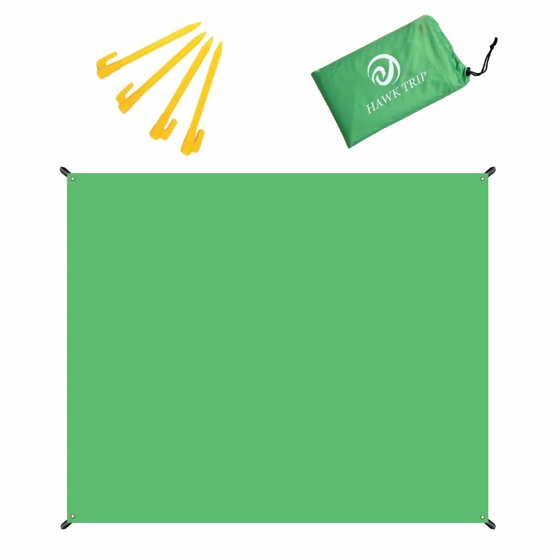 【色: グリーン】アウトドアキャンプ テントシート グランドシート 防水シート  スポーツ/アウトドアのアウトドア(テント/タープ)の商品写真