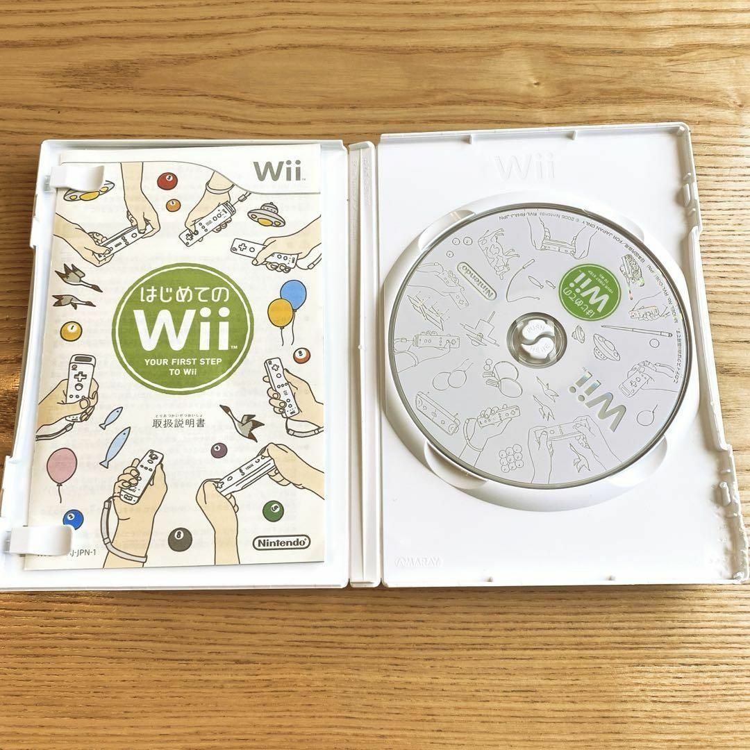 Wii(ウィー)のはじめてのWii エンタメ/ホビーのゲームソフト/ゲーム機本体(家庭用ゲームソフト)の商品写真