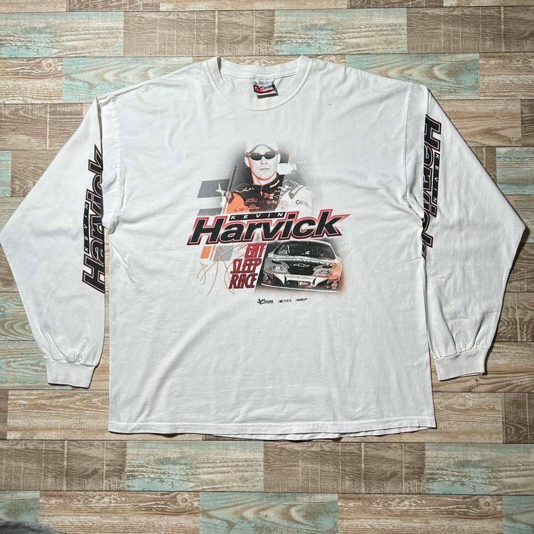 VINTAGE(ヴィンテージ)のCHASE KEVIN Harvick ロンT レーシング NASCAR XL メンズのトップス(Tシャツ/カットソー(七分/長袖))の商品写真