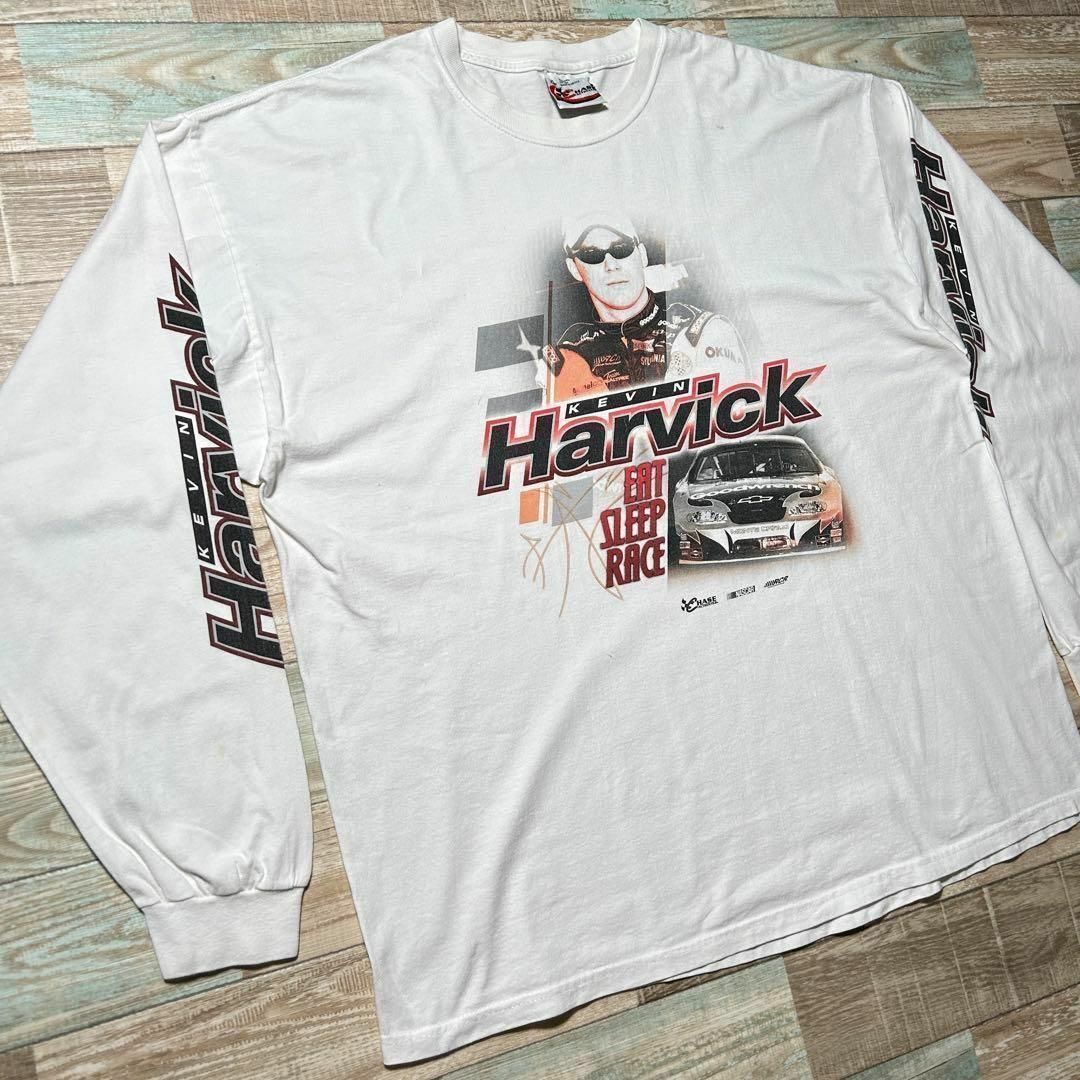 VINTAGE(ヴィンテージ)のCHASE KEVIN Harvick ロンT レーシング NASCAR XL メンズのトップス(Tシャツ/カットソー(七分/長袖))の商品写真