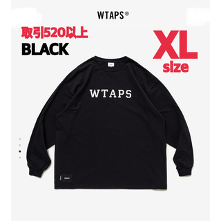 ダブルタップス(W)taps)のWTAPS 2023FW COLLEGE LS TEE BLACK XLサイズ(Tシャツ/カットソー(七分/長袖))