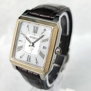 セイコー(SEIKO)の△極美品△セイコー ルキア スクエア アラビア ローマインデックス(腕時計)