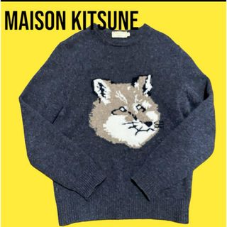 メゾンキツネ(MAISON KITSUNE')のメゾンキツネ MAISON KITSUNE セーター ビッグフォックスヘッド(ニット/セーター)