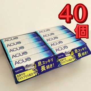 ロッテ　 LOTTE　 アクオ　ACUO　 クリアブルーミント　40個(口臭防止/エチケット用品)