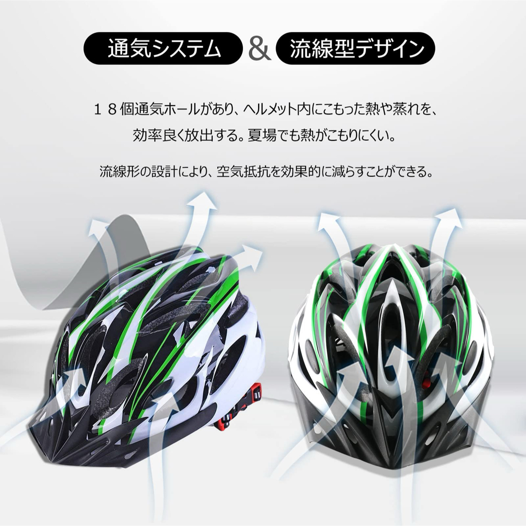 RIHE 自転車 ヘルメット 大人 高剛性 サイクリング 通勤 通学