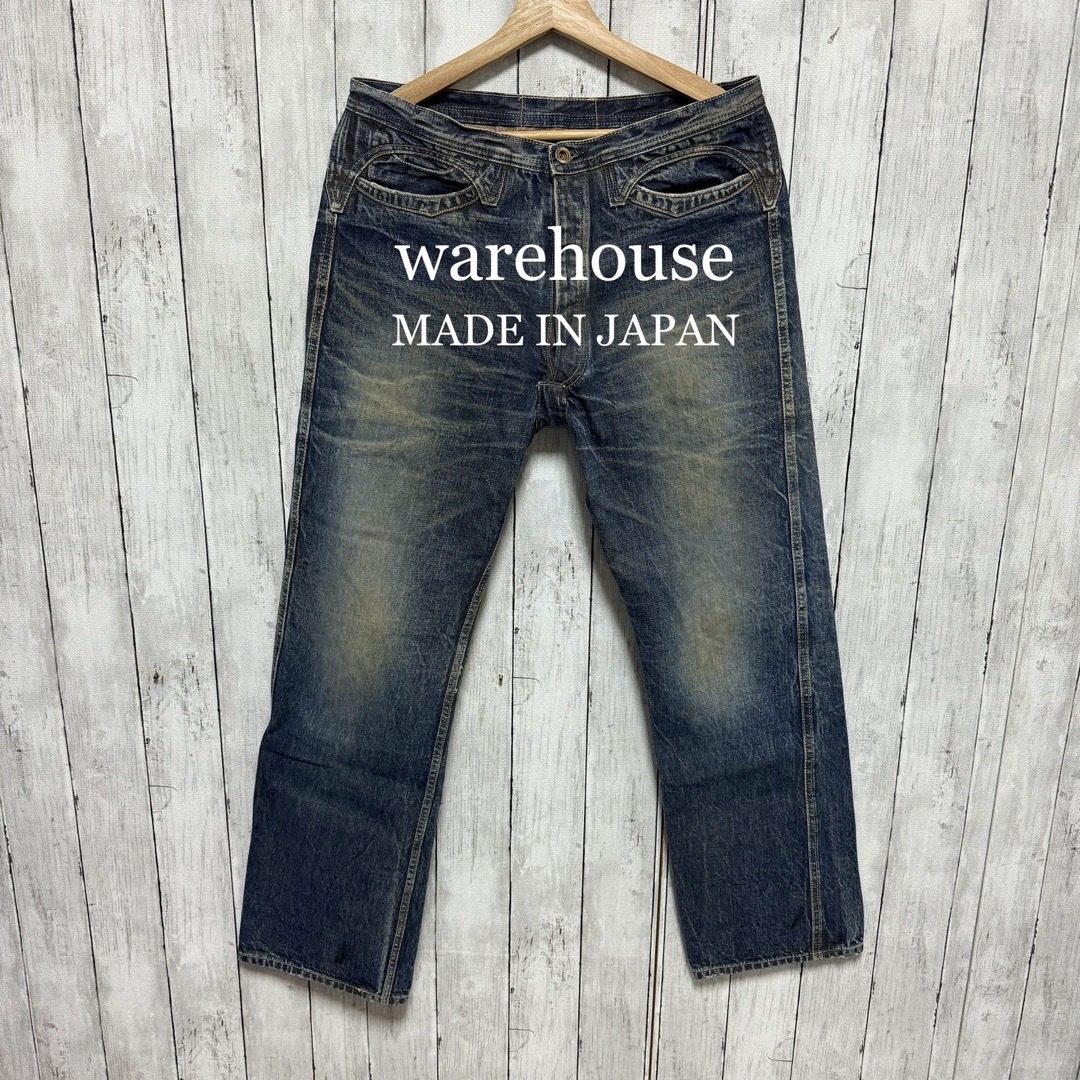 WAREHOUSE(ウエアハウス)の美品！warehouse×DUCKDIGGER 天然泥加工デニム！雰囲気◎ メンズのパンツ(デニム/ジーンズ)の商品写真