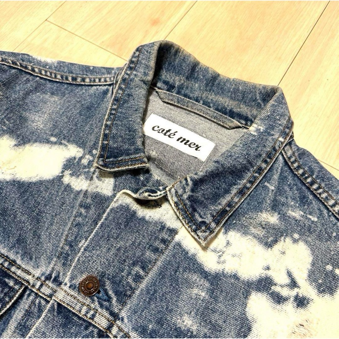 Levi's(リーバイス)のcote mer コートメール ダメージ デニムジャケット Gジャン メンズのジャケット/アウター(Gジャン/デニムジャケット)の商品写真