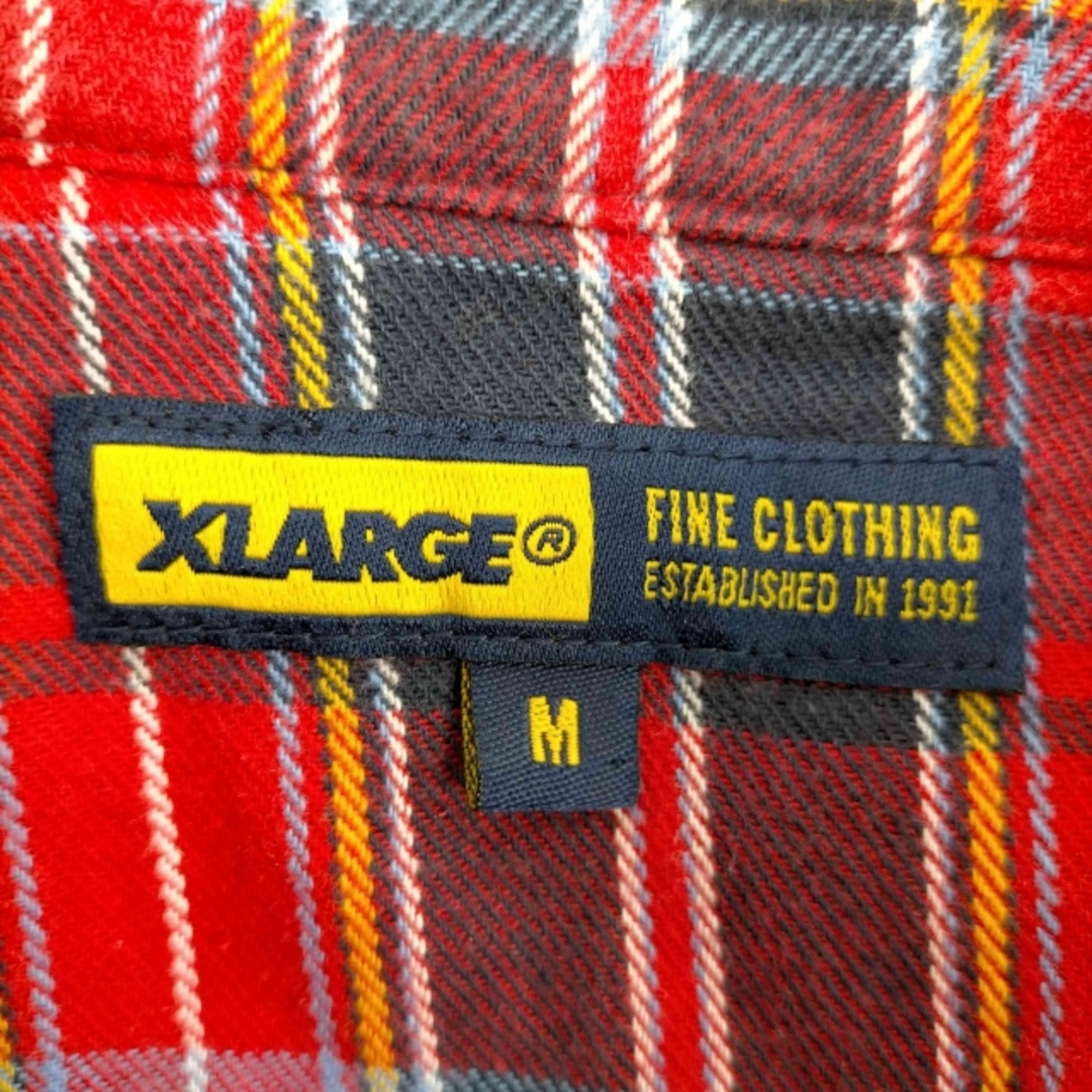 XLARGE(エクストララージ)のXLARGE(エクストララージ) チェック柄 コットン 長袖シャツ メンズ メンズのトップス(その他)の商品写真