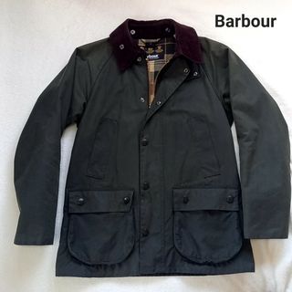 バーブァー(Barbour)の専用‼️ バブアージャケット　カーキ　チェック　襟コーデュロイ　サイズ34(ブルゾン)