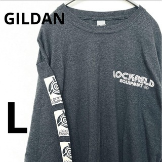 ギルタン(GILDAN)のGILDAN ギルダン　ロンT グレー　長袖　L(Tシャツ/カットソー(七分/長袖))