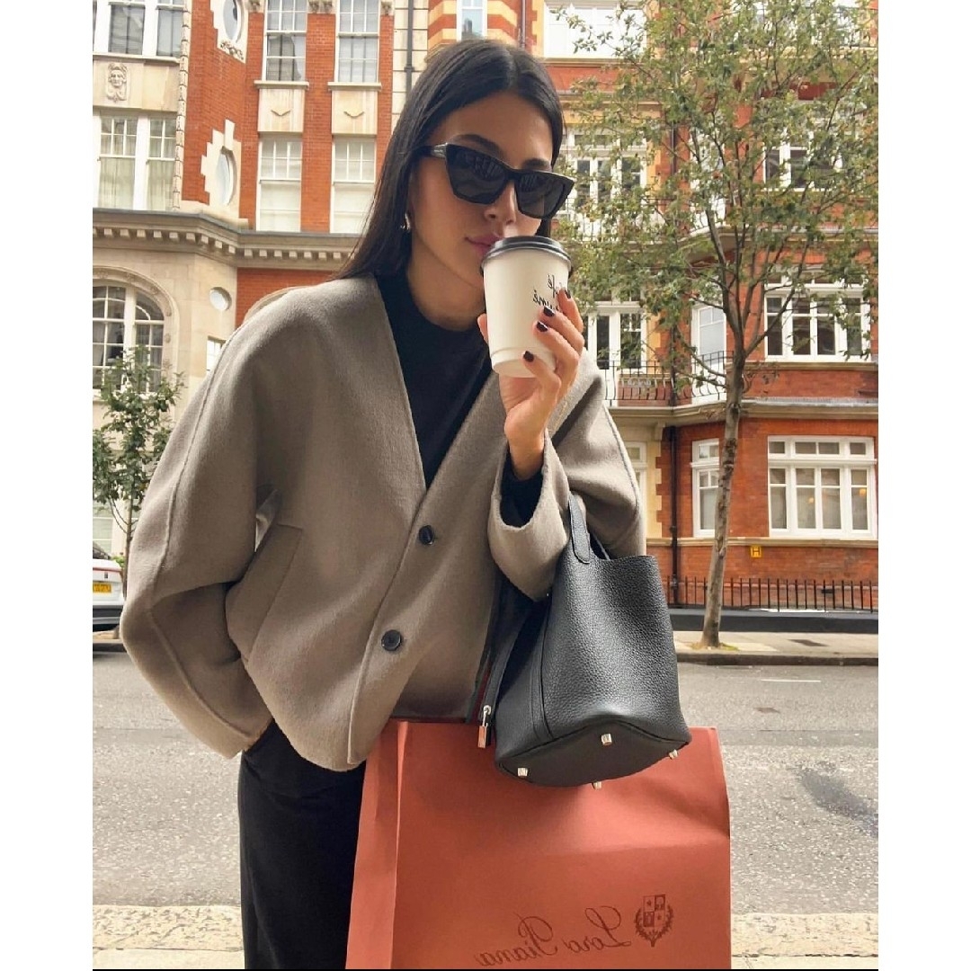 ZARA - ZARA ダブルフェイス ウールブレンド キモノジャケット ZARA - ZARA ダブルフェイス ウールブレンド キモノジャケット