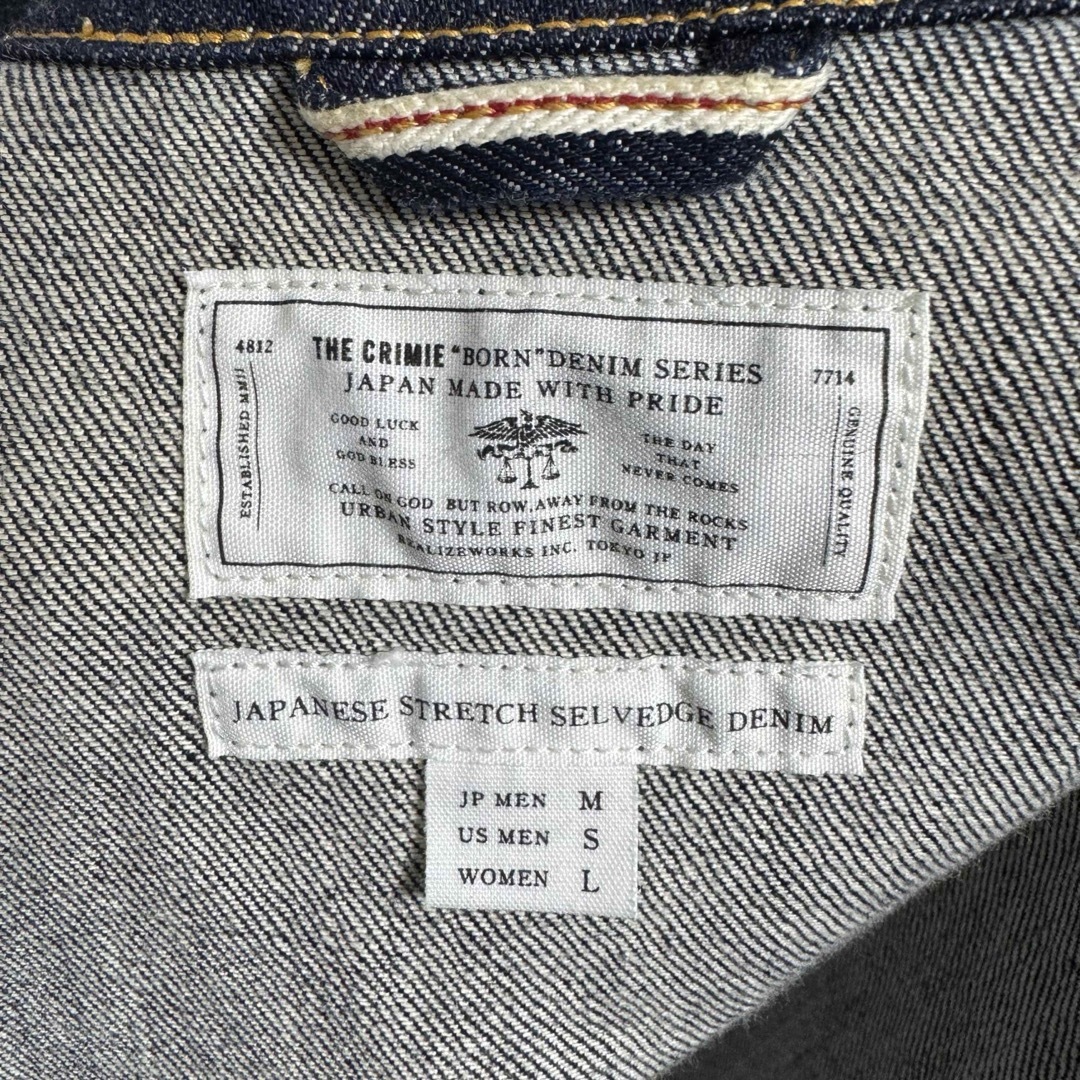 CRIMIE(クライミー)の美品！THE CRIMIE デニムジャケット！カバーオール！日本製 メンズのジャケット/アウター(Gジャン/デニムジャケット)の商品写真