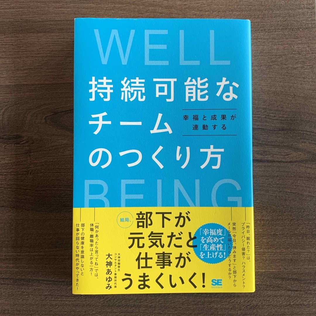 持続可能なチームのつくり方　幸福と成果が連動する エンタメ/ホビーの本(ビジネス/経済)の商品写真