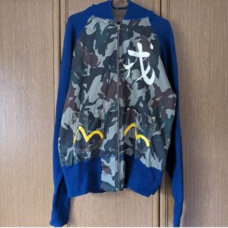 エビス(EVISU)のEvisu エヴィス　戎　ヤマネ　迷彩　カモフラ　ペイント　パーカー　Mサイズ(パーカー)