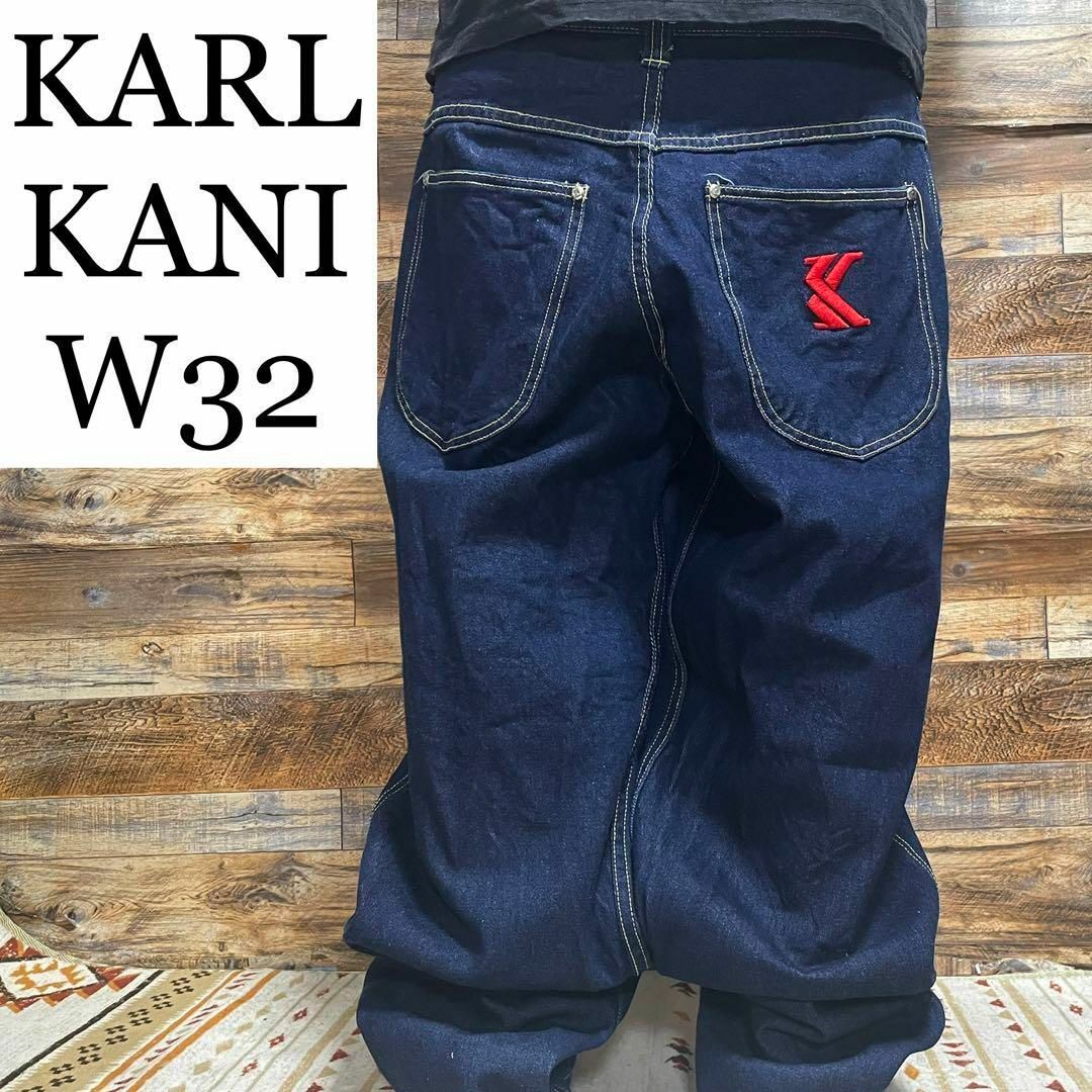 Karl Kani(カールカナイ)のカールカナイデニムジーンズジーパンストリートオーバーサイズb系刺繍y2kw32 メンズのパンツ(デニム/ジーンズ)の商品写真