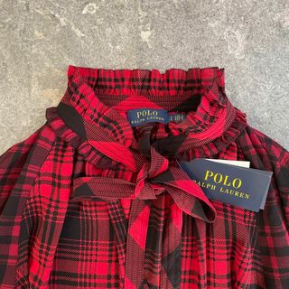 ポロラルフローレン(POLO RALPH LAUREN)のポロ ラルフローレン Ralph Lauren ハイネック チェック ブラウス(シャツ/ブラウス(長袖/七分))