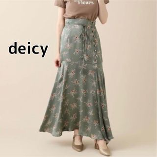 deicy ハートジャガードスカート