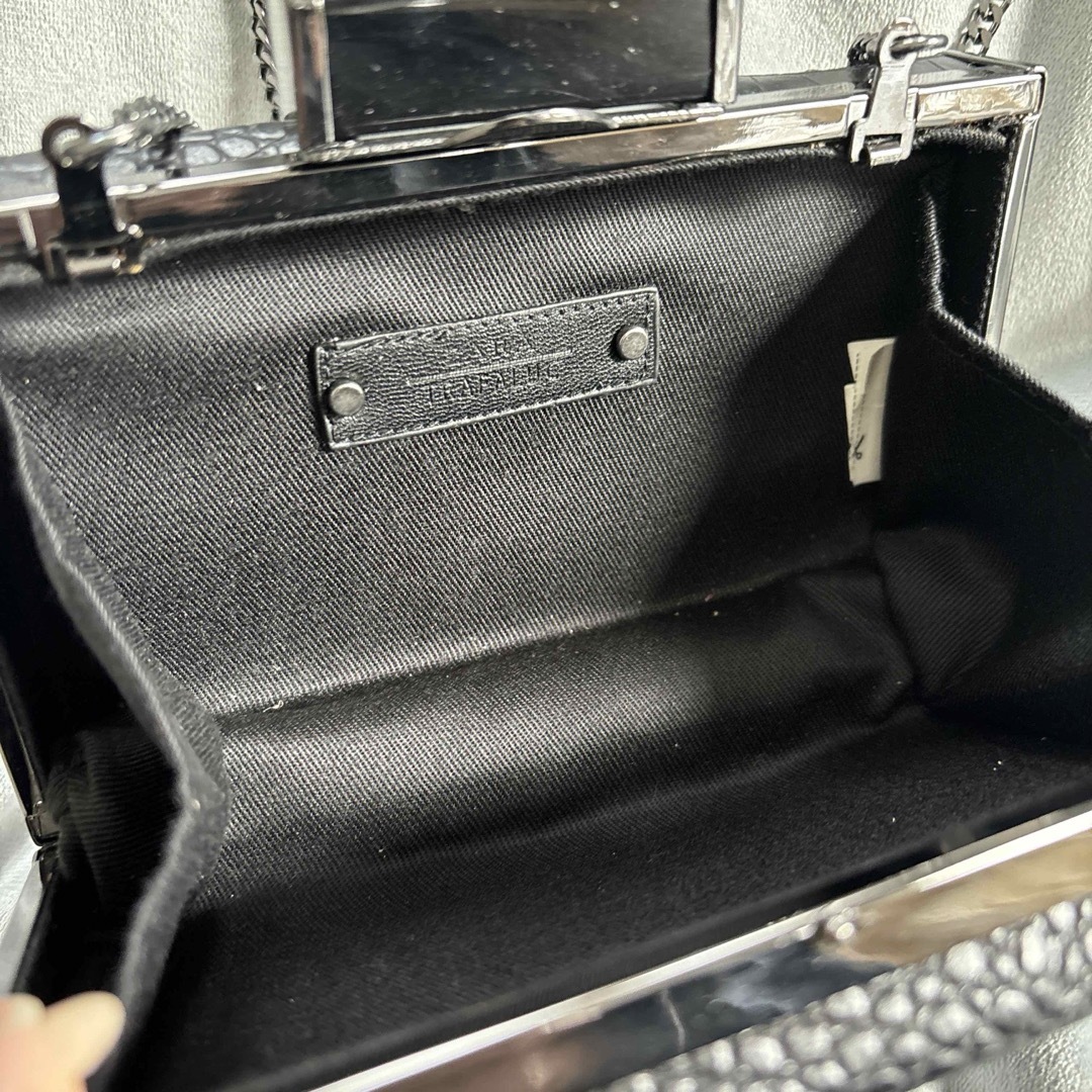 ZARA(ザラ)のクロコ　型押し　ブラック レディースのバッグ(ショルダーバッグ)の商品写真