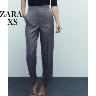 ザラ(ZARA)のZARA ロールアップヘムストレートレッグパンツ(カジュアルパンツ)