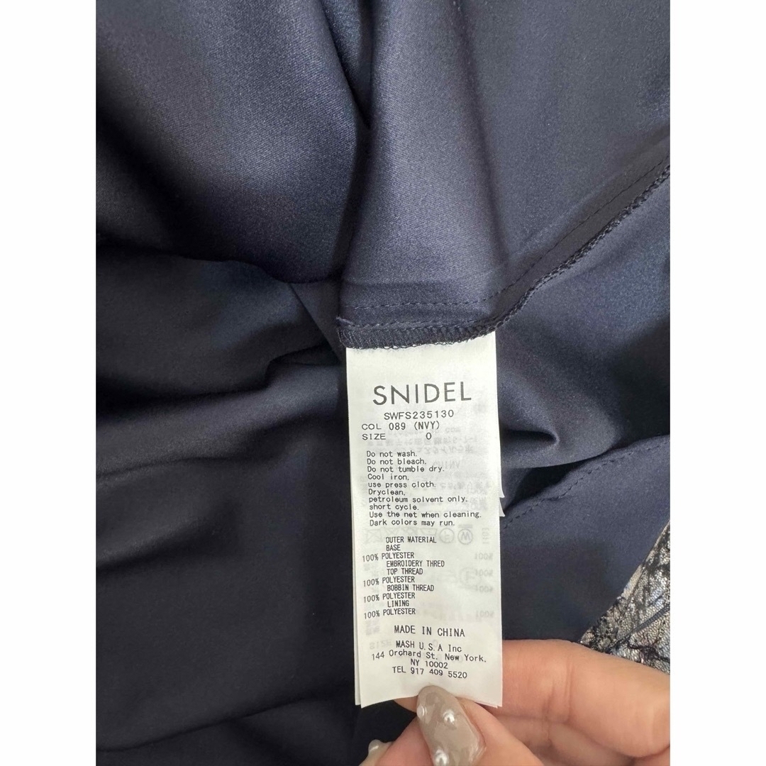 SNIDEL - 試着のみ スナイデル チェックシアーボリューム SNIDEL - 試着のみ スナイデル チェックシアーボリューム