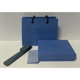 スマイソン(Smythson)の【未使用】SMYTHSON スマイソン レザーペンケース D-TEAL(ペンケース/筆箱)