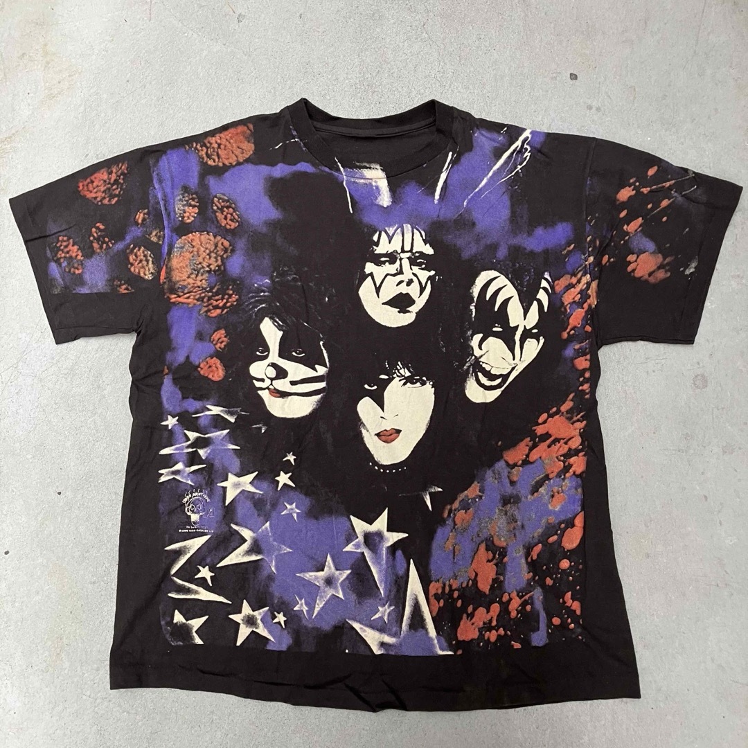 96年 KISS ヴィンテージ バンドT 両面プリント 96年 KISS ヴィンテージ バンドT 両面プリント
