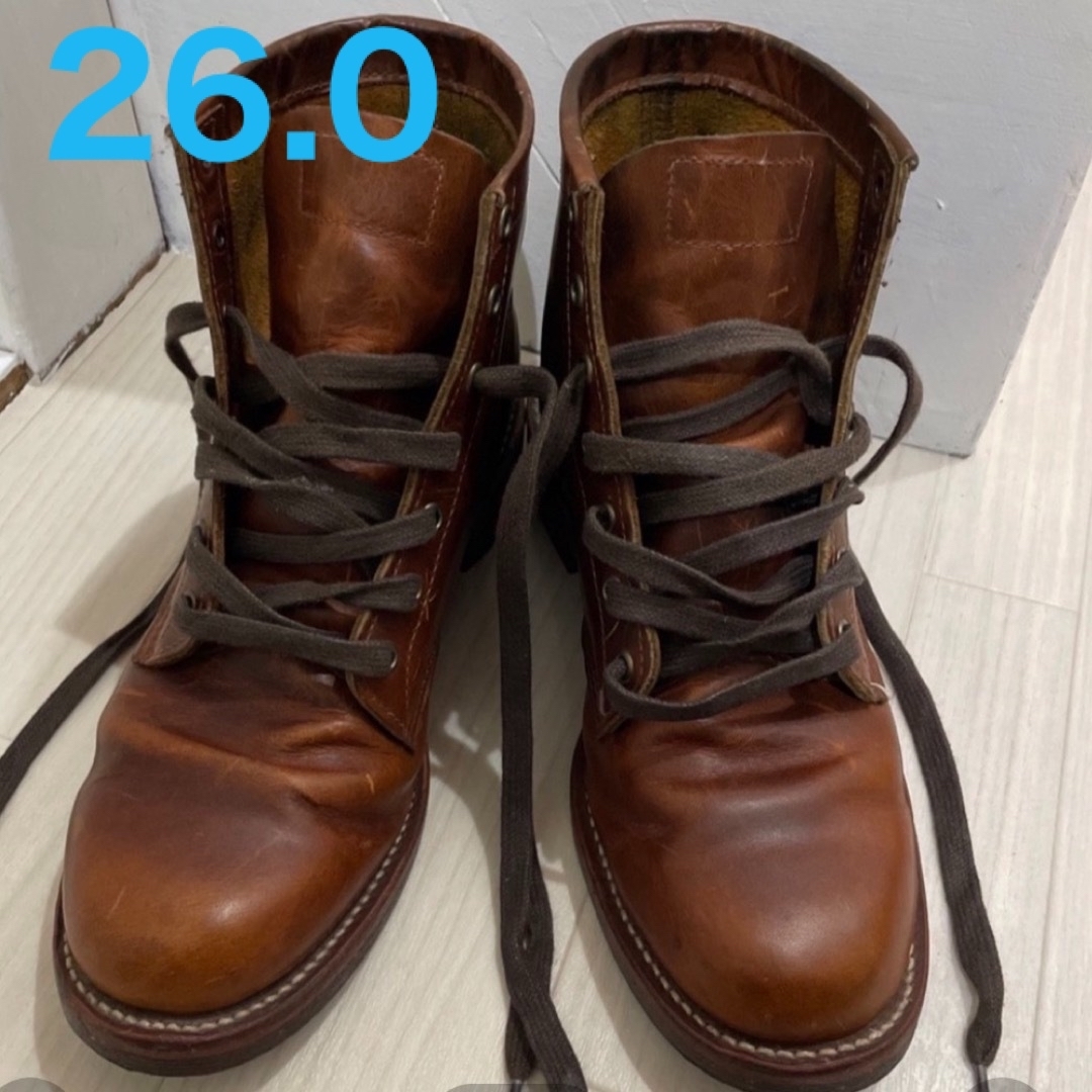 CHIPPEWA(チペワ)の値下げチペワ USA製 ブーツ 1901M26 レザー 26.0cm 茶色 メンズの靴/シューズ(ブーツ)の商品写真