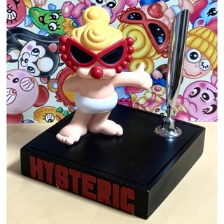 ヒステリックミニ(HYSTERIC MINI)のヒスミニ☆正規品☆新品☆ペンスタンド☆メモ用紙付き☆ノベルティ☆非売品☆ブラック(ノベルティグッズ)