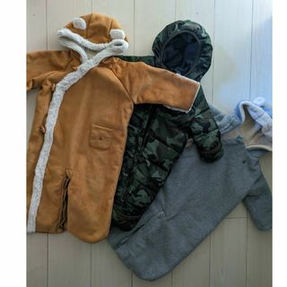 ベビーギャップ(babyGAP)のbabyGAP カバーオール3点セット(カバーオール)