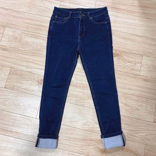 ジーナシス(JEANASIS)の《美品》JEANASISジーナシス 柔らか裏起毛 ストレッチスキニーデニム L (デニム/ジーンズ)