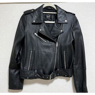 ZARA》ザラ ライダースジャケット ダブル 人気完売モデル ブラック 黒