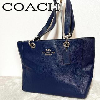 コーチ　coach ショルダーバッグ ブルー ブランド 革 レザー　バッグ