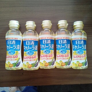 ニッシンショクヒン(日清食品)の日清キャノーラ油200g 5本セット(調味料)