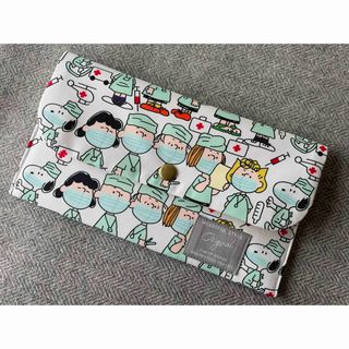 スヌーピー(SNOOPY)のハンドメイド　マスクケース　スヌーピー　ドクター(ポーチ)