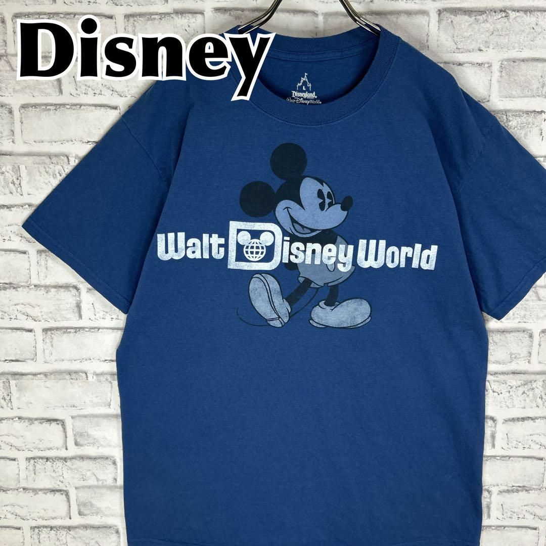 Disney(ディズニー)のDisney ディズニー WDW ミッキーマウス ロゴ Tシャツ 半袖 輸入品 メンズのトップス(Tシャツ/カットソー(半袖/袖なし))の商品写真