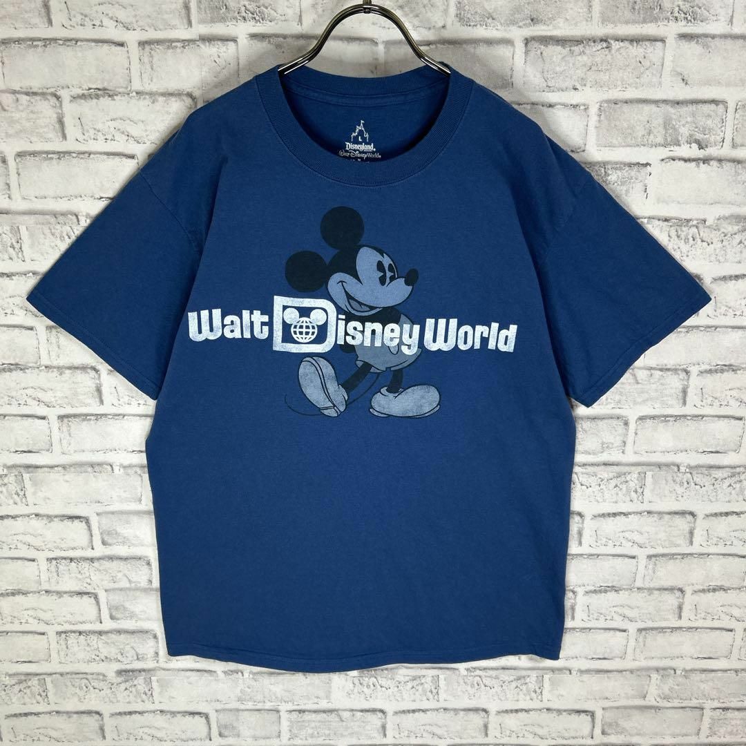 Disney(ディズニー)のDisney ディズニー WDW ミッキーマウス ロゴ Tシャツ 半袖 輸入品 メンズのトップス(Tシャツ/カットソー(半袖/袖なし))の商品写真