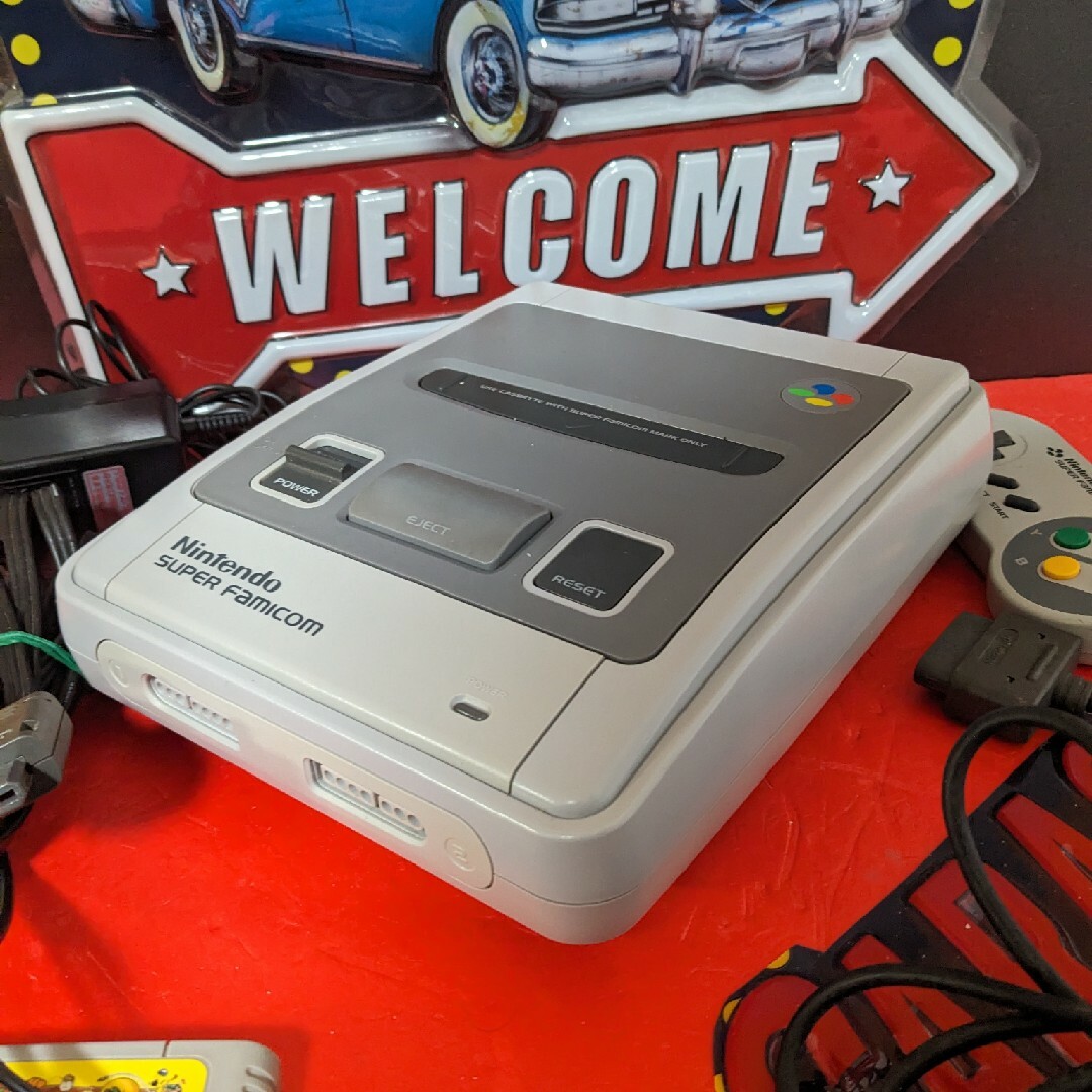 スーパーファミコン - フルメンテ済ケース付き☆ SFC本体(中期型RGB-02