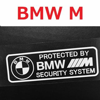 ビーエムダブリュー(BMW)のBMW M セキュリティステッカー 2枚 USDM M2 M3 M4 M5(車内アクセサリ)