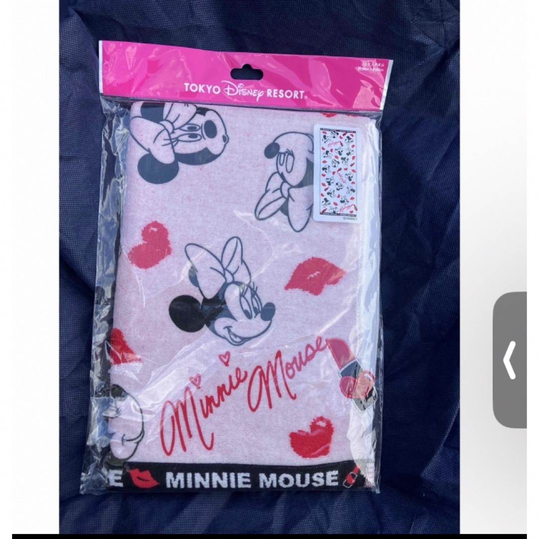 Disney(ディズニー)のディズニー ミニー フェイスタオル エンタメ/ホビーのアニメグッズ(タオル)の商品写真