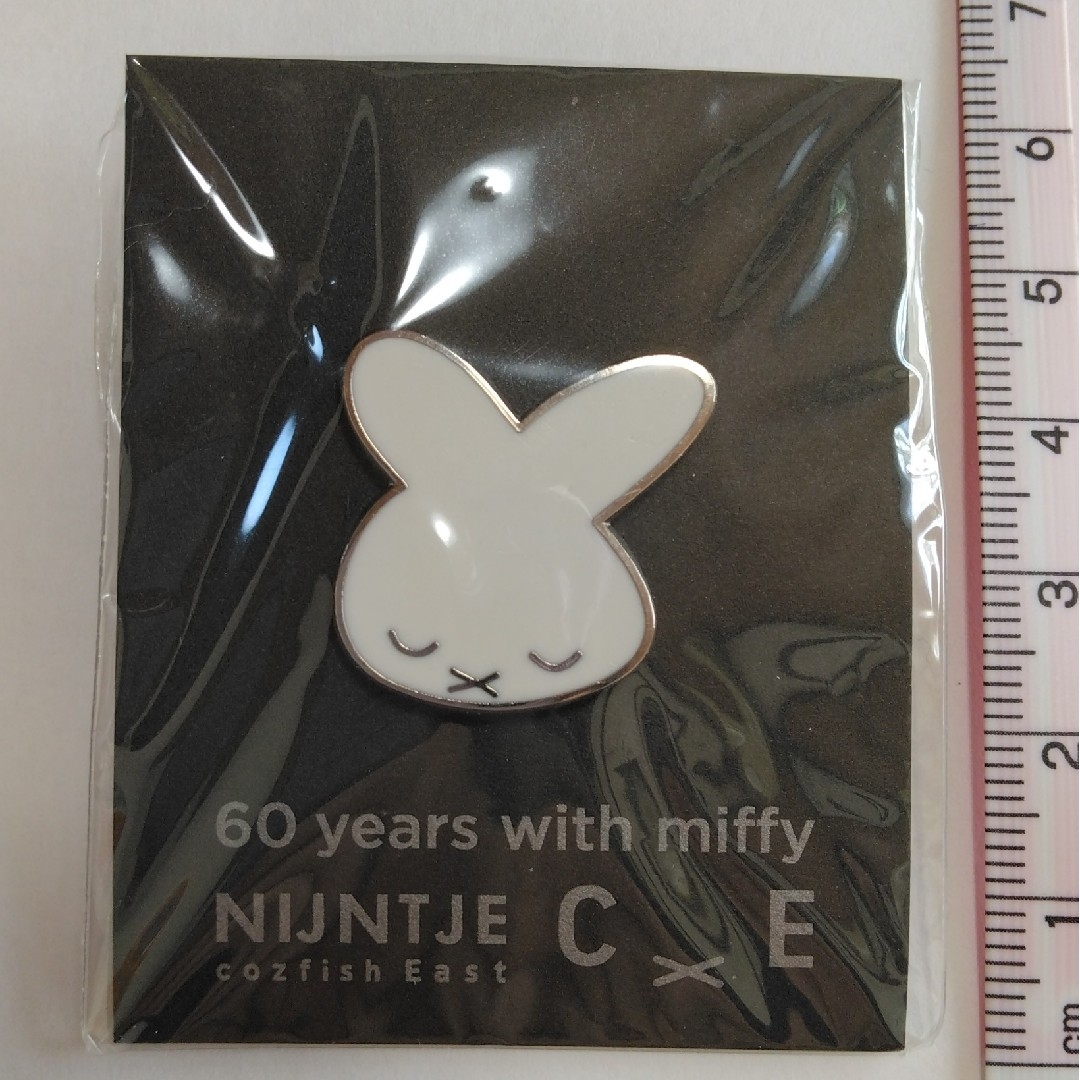 miffy - 【未使用】ミッフィー ピンバッジ 60周年 ナインチェの